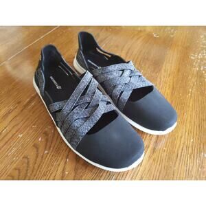 Merrell Performance Footwear Slip On Shoes 8.5 Gray Elastic Strap Walking Flats